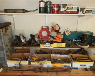 Tools, hammers, saws