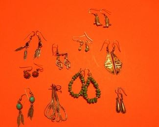 925 turquoise earrings