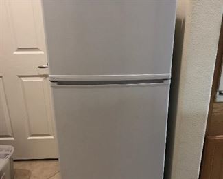 Small frig is perfect for a second refrigerator.