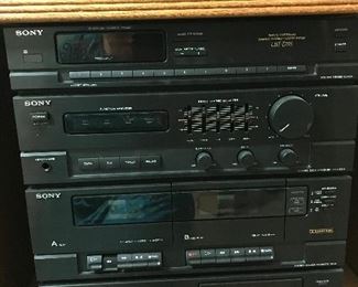 Sony stereo equipment.