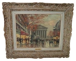 Oil on canvas by renowned artist Jean Salabet.