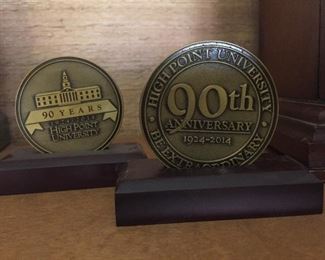 High Point University Anniversary Medallions