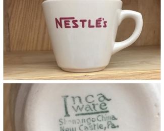 Vintage Nestle's Restaurant Mug 