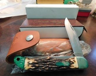 Schrade U.S.A. Uncle Henry Two Blade Folding Hunter in Box(Unused)