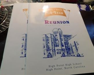 High Point High Reunion Programs