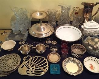 Assorted Silverplate and Sterling Weighted