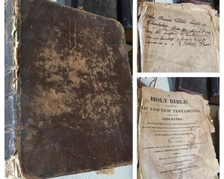 1812 Large Calf Skin Bible 