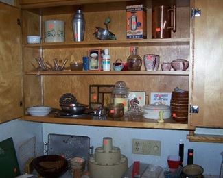 A VIEW OF KITCHEN SHELVES
