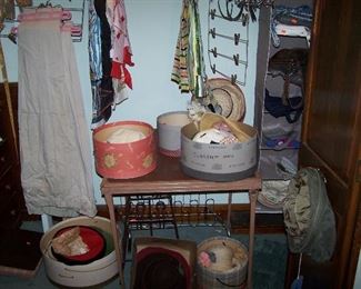 OLD HATS & HAT BOXES