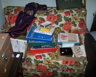 RECORD ALBUMS, LOVESEAT ( AS IS) & MORE