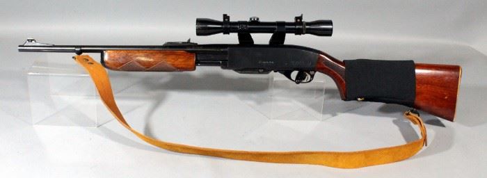 Remington Gamemaster Model 760 Carbine .308 WIN Rifle SN# 391585 With Scope, Elastic Bandelier And Sling