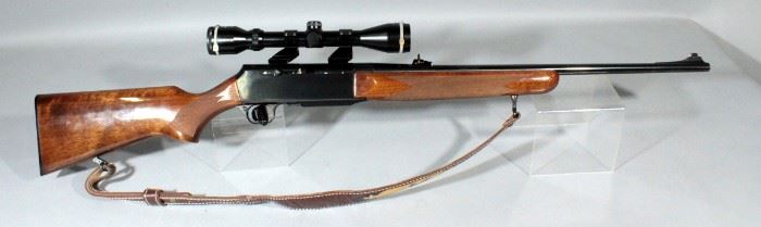 Belgium Browning Bar 30-06 Rifle SN# 137PV13322 With Simmons 3X-9X40 Scope And Leather Sling