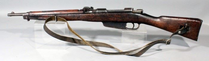 C.A.I. M91 Italian Carcano 6.5 x 52mm Bolt Action Rifle SN# A06499 With Leather Sling