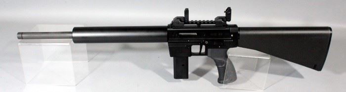 Rock Island Armory MIG 22 .22LR Rifle SN# P00715 With 15 Round Mag, Solid Barrel Shroud And Flip-Up Sights