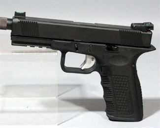 Lone Wolf LW 22/17 .40 Converted to 9mm Custom Competition Pistol SN# AAD 505, Dawson Fiber Optics