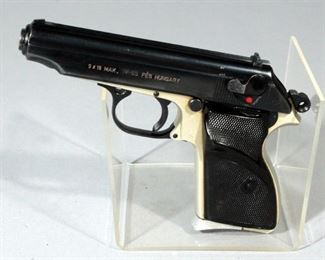 FEG Hungary PA-63 9x18 MAK Pistol SN# BE4204 With Extra Mag And Leather Holster