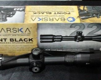 Barska Point Black 2-7x32 Scope With Box And Paperwork