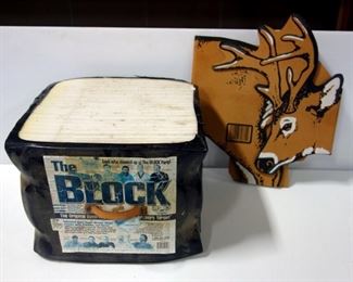 The Block Open Layered Archery Target And Cardboard Deer Target