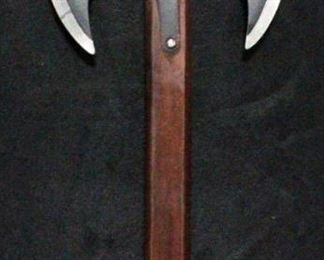 Double SIded Medieval Style Hatchet 15" Long