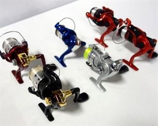 Assorted Fishing Reels Including Shakespeare, Diwa, Genesis And Ready 2 Fish, Qty. 6