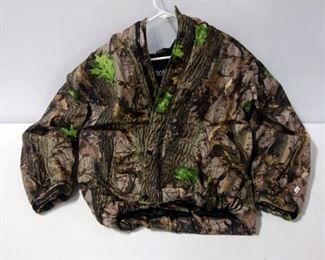 Totes Camo Hooded Hunting Jacket Size L And Two St. John's Bay Hunting Vests Size XXL
