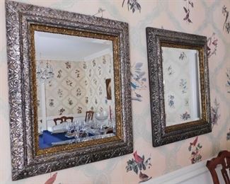 Gesso Framed Mirrors