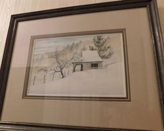Richard Tumbleston Framed/Signed Print