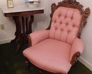 Victorian Carved Eastlake Chair