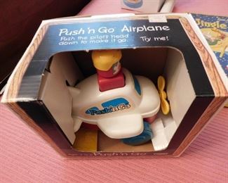 Push'n Go Airplane in Original Box
