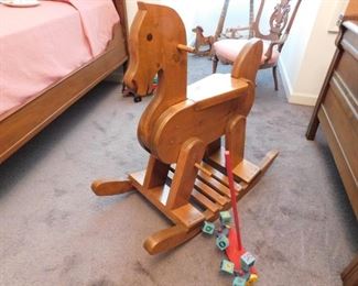Wooden Rocking Horse