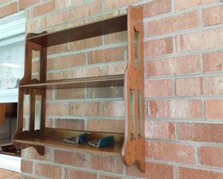 Several Decorative Old Wall Shelves/Displays