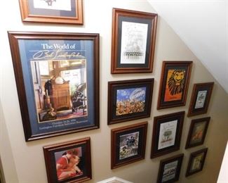 Assorted Wall Decor/Timberlake/Playbills/Programs and more