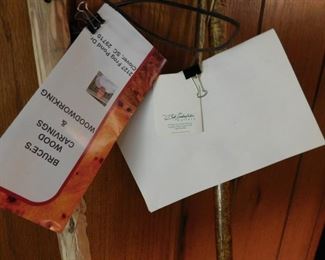 Artist Tags for Walking Sticks