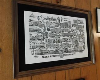Wake Forest Framed Print 