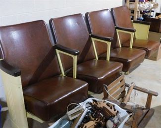 Old Local Barber Shop Seating