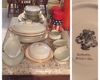Decorated Edge China Set