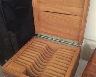 Wooden File Box