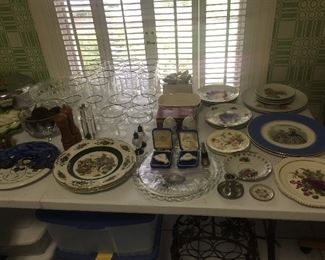 Assorted China and Glass