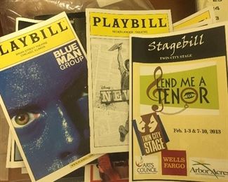 Assorted Theatre Playbills