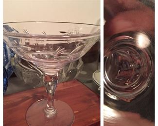 Stuart Glass Compote