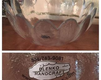 Blenko Glass Bowl