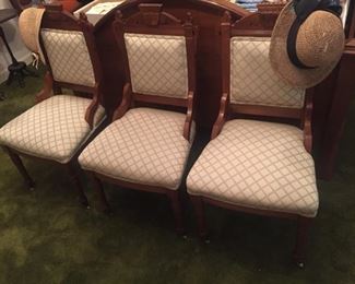 Eastlake Parlor Chairs - Set of 3