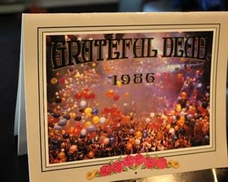 Grateful Dead Calendar 1986