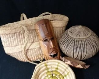 Baskets and Wooden Art
