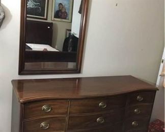 Dresser with Wall Hung Mirror