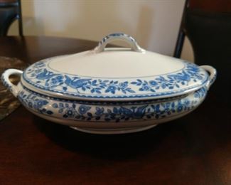 Royal Sunset Post Serving Dish with Lid by Nippon
