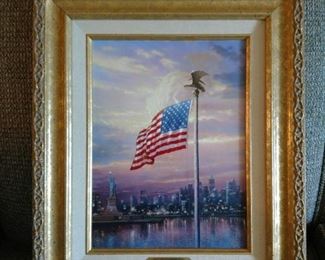 Thomas Kinkade The Light of Freedom Print