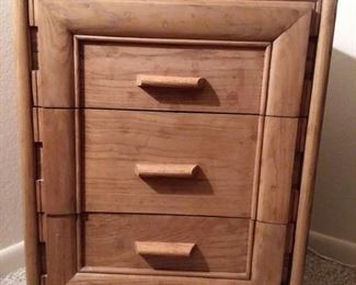 Three Drawer Wood Cabinet