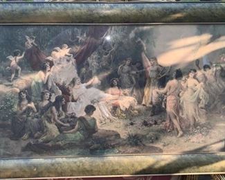 EMANUEL OBERHAUSER CHROMOLITHOGRAPH