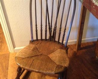 Antique bentwood rocker